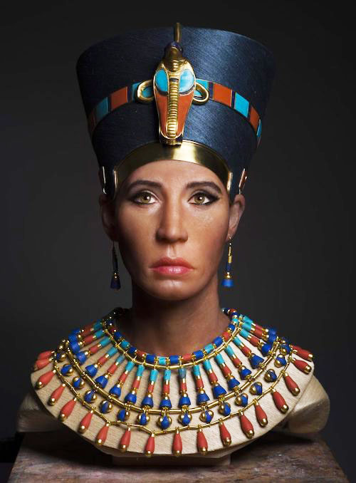 buste portrait reine Nefertiti, Egypte