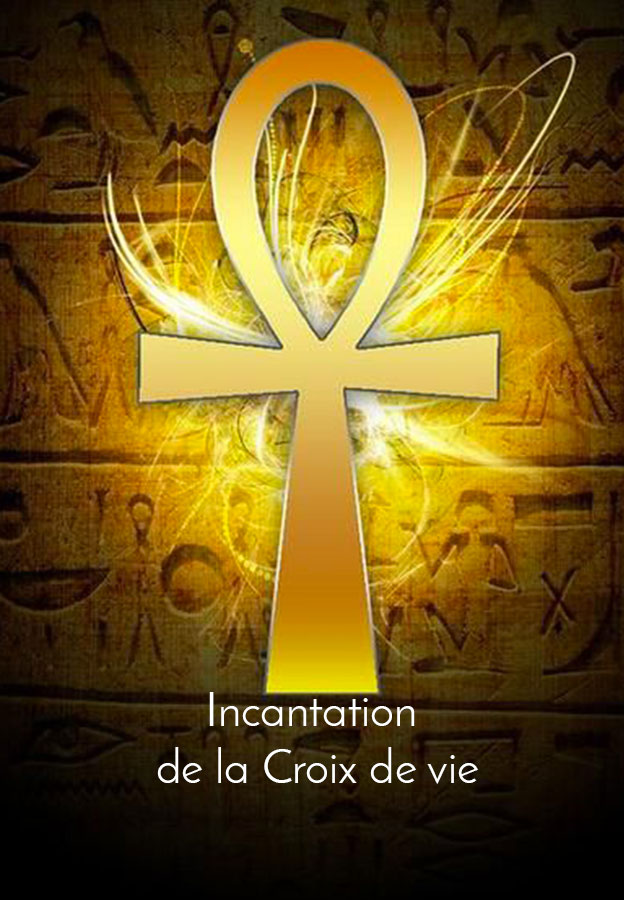 image incantation magique de la croix d'Ankh
