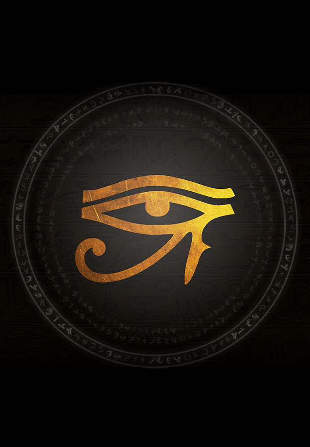 Incantation de l'oeil d'Oudjat, oeil d'Horus